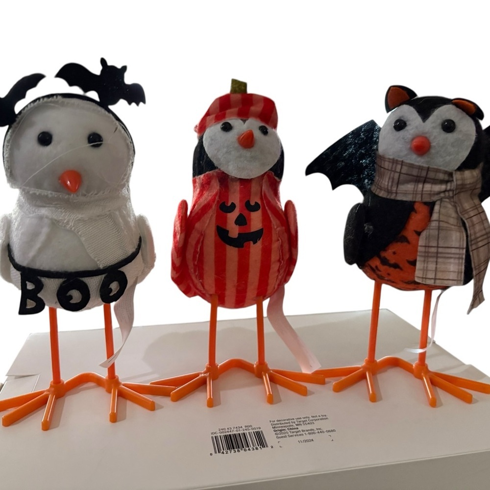 Halloween Bird Costume Set‎ - White, Red, Black